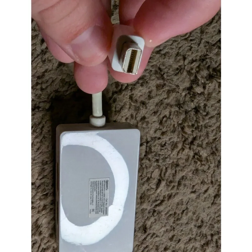Gigaware Mini DisplayPort to hdmi DVI DisplayPort Adapter 3-in-1 Hub 2602906
